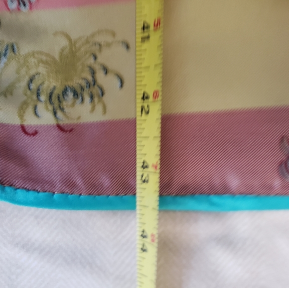 Vintage Peony 1980's Satin Cheongsam Dress. Sz 38 (8-10) - Picture 13 of 13